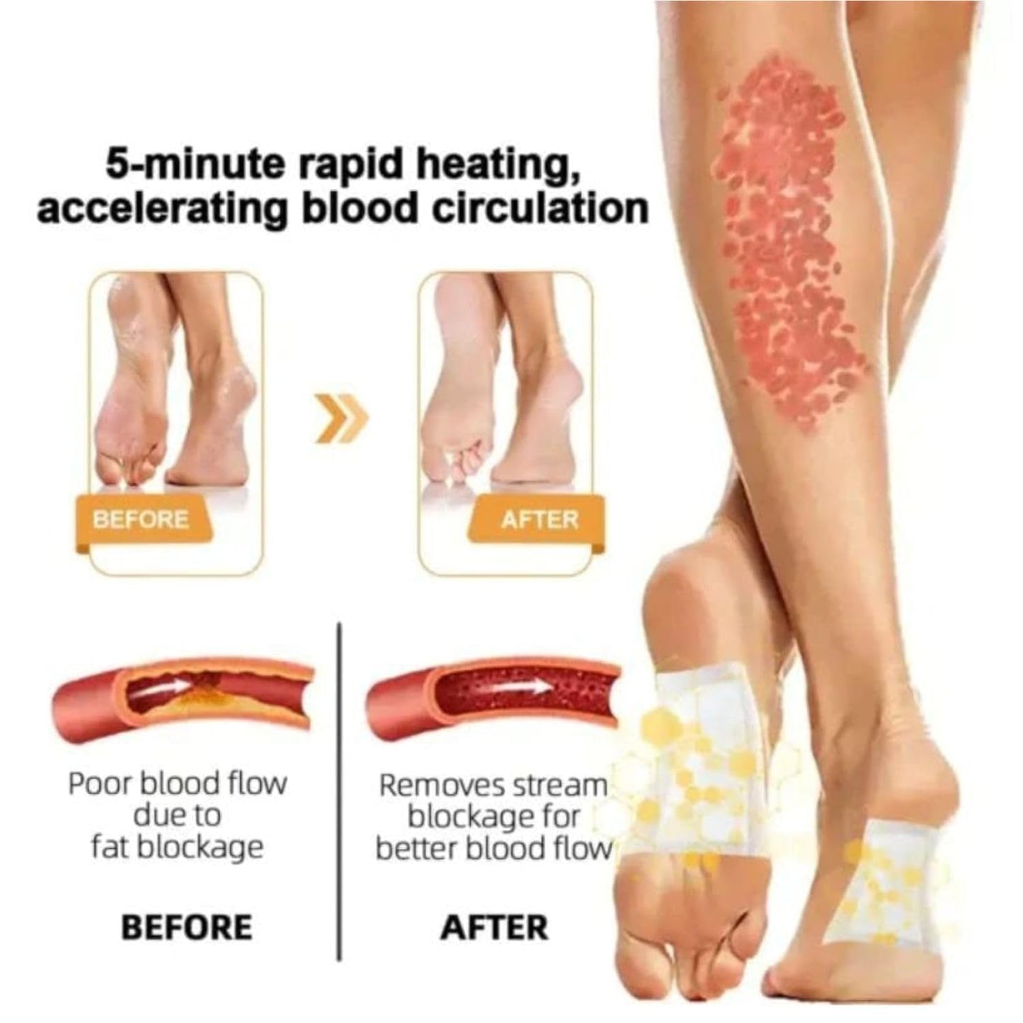 Bee Venom Ginger & Honey Detox Pads (Detox & Relaxation)