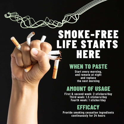 Anti-Smoke Herbal Patches, Quit Smoking Naturally & Easily
