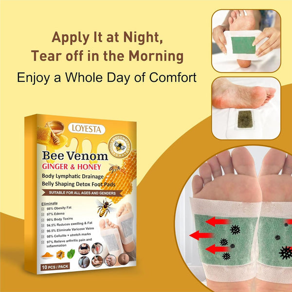 Bee Venom Ginger & Honey Detox Pads
