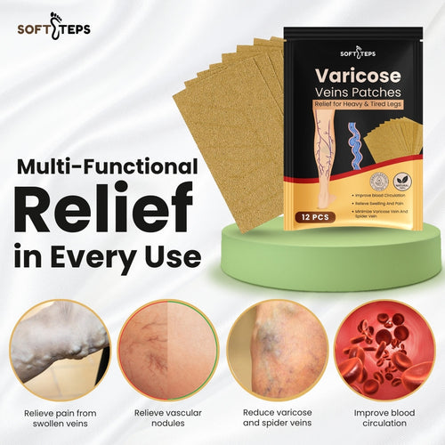 Varicose Veins Patches – Natural Relief for Swelling, Pain & Circulation Support